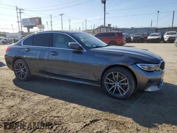 2021 BMW 3 Series 330i with VIN 3MW5R1J02M8B49793, listed as a Copart auction lot 49740925 with 42,281 mi miles and Salvage Title. Bid and sale history available at carsss.com. Image 4.