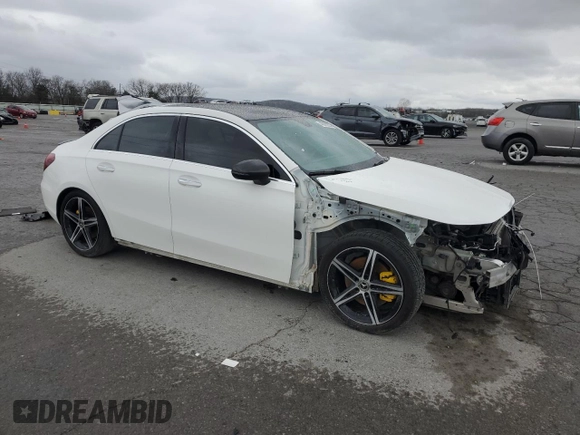 2020 Mercedes-Benz A 220 with VIN W1K3G4EB9LJ223927, listed as a Copart auction lot 49829255 with 37,088 mi miles and Salvage Title. Bid and sale history available at DreamBid. Image 4.