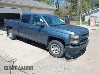 2014 Chevrolet Silverado 1500 Work Truck with VIN 3GCPCPEC7EG185118, listed as a IAAI auction lot 42102260 with 222,442 mi miles. Bid and sale history available at carsss.com. Image 1.