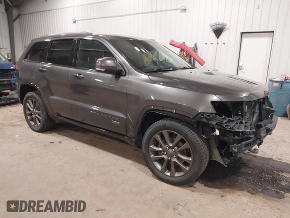 2016 Jeep Grand Cherokee Limited 75th Anniversary with VIN 1C4RJFBG2GC349154, listed as a IAAI auction lot 41392239 with 135,627 mi miles and . Bid and sale history available at DreamBid. Image 1.