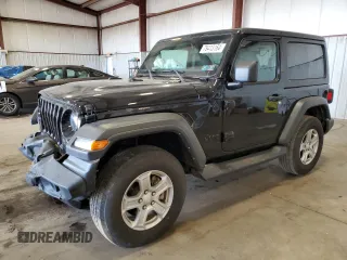 2021 Jeep Wrangler Sport S with VIN 1C4GJXAN5MW757171, listed as a Copart auction lot 79413164 with 8,522 mi miles and Salvage title. Bid and sale history available at DreamBid. Image 1.