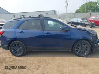 2022 Chevrolet Equinox RS with VIN 3GNAXMEV1NS185324, listed as a IAAI auction lot 42410636 with 44,347 mi miles and . Bid and sale history available at DreamBid. Image 14.