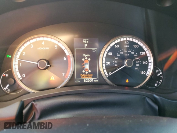 2015 Lexus NX 200t with VIN JTJYARBZ5F2010419, listed as a Copart auction lot 59632075 with 82,501 mi miles and Salvage title. Bid and sale history available at DreamBid. Image 9.