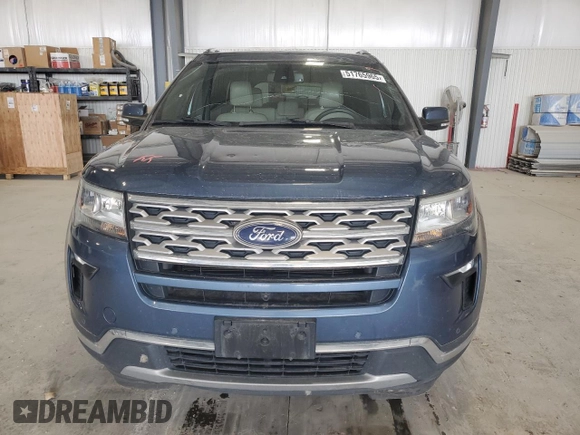 2018 Ford Explorer Limited with VIN 1FM5K8F83JGC77841, listed as a Copart auction lot 51765965 with 145,624 mi miles and Salvage Title. Bid and sale history available at carsss.com. Image 5.