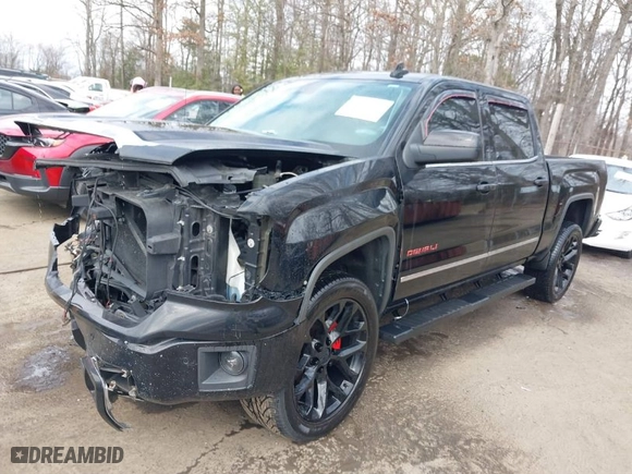 2015 GMC Sierra 1500 Denali with VIN 3GTU2WEC8FG297024, listed as a IAAI auction lot 41653424 with 195,080 mi miles. Bid and sale history available at carsss.com. Image 2.