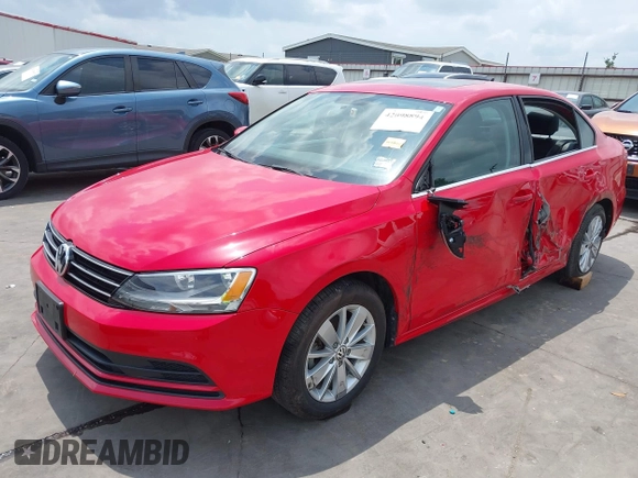 2015 Volkswagen Jetta SE with VIN 3VWD07AJ3FM275737, listed as a IAAI auction lot 42098894 with 131,716 mi miles and . Bid and sale history available at DreamBid. Image 2.