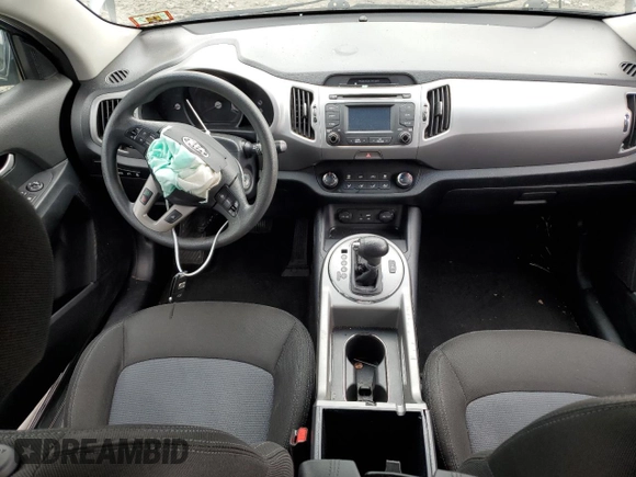 2016 Kia Sportage LX with VIN KNDPBCAC0G7826707, listed as a Copart auction lot 49314115 with Not Provided miles and Salvage Title. Bid and sale history available at carsss.com. Image 8.