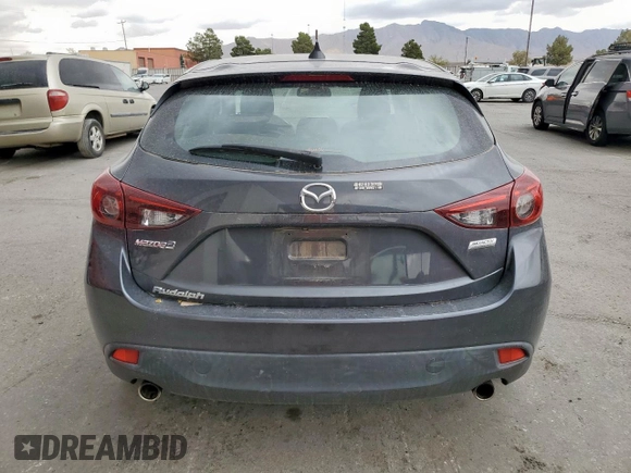 2016 Mazda 3 i Touring with VIN 3MZBM1M71GM329594, listed as a Copart auction lot 62305645 with 92,690 mi miles and Salvage title. Bid and sale history available at DreamBid. Image 6.