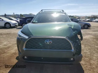 2025 Toyota Corolla Cross XLE with VIN 7MUDAABG2SV124680, listed as a Copart auction lot 57468355 with 2,180 mi miles and Salvage title. Bid and sale history available at DreamBid. Image 5.