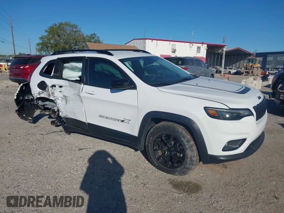 2022 Jeep Cherokee X with VIN 1C4PJMCX2ND533284, listed as a IAAI auction lot 41827335 with 19,404 mi miles. Bid and sale history available at carsss.com. Image 1.