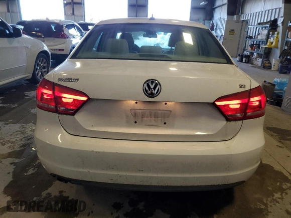 2012 Volkswagen Passat SE с VIN 1VWBP7A30CC079336, выставлен на аукционе Copart как лот 43858165 с пробегом 166 897 миль миль и Чистый • Clean title. История ставок и продаж доступна на DreamBid. Изображение 6.