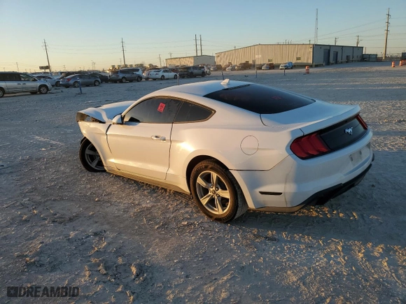 2020 Ford Mustang EcoBoost with VIN 1FA6P8TH9L5173017, listed as a Copart auction lot 43583375 with 0 mi miles and Salvage Title. Bid and sale history available at carsss.com. Image 2.