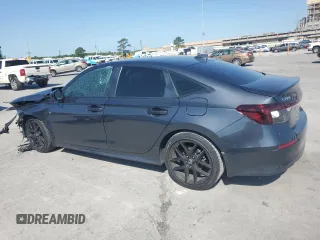 2025 Honda Civic Sport with VIN 2HGFE2F59SH539467, listed as a Copart auction lot 52300485 with 5,527 mi miles and Salvage title. Bid and sale history available at DreamBid. Image 2.
