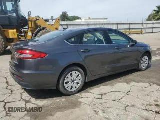 2019 Ford Fusion S with VIN 3FA6P0G75KR108633, listed as a Copart auction lot 48537705 with Not Provided miles and Clean Title. Bid and sale history available at DreamBid. Image 3.