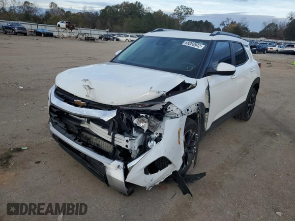 2022 Chevrolet TrailBlazer LT with VIN KL79MPSL2NB070166, listed as a Copart auction lot 68268942 with 11,460 mi miles. Bid and sale history available at carsss.com. Image 1.
