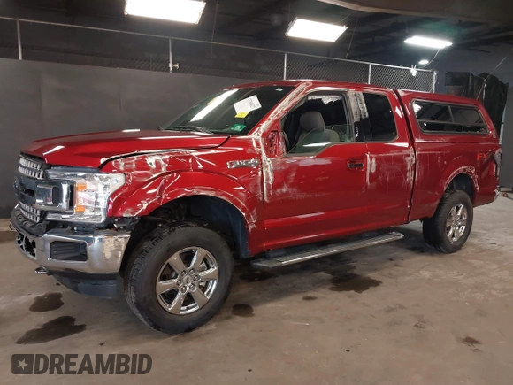 2018 Ford F-150 XL with VIN 1FTFX1E59JFB78505, listed as a IAAI auction lot 41769027 with 63,360 mi miles and . Bid and sale history available at DreamBid. Image 2.