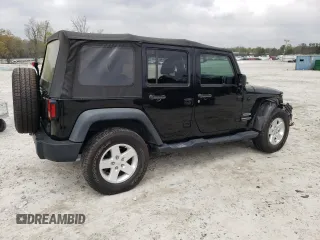 2018 Jeep Wrangler JK Unlimited Sport S with VIN 1C4BJWDG2JL859963, listed as a Copart auction lot 51613135 with 63,746 mi miles and Salvage Title. Bid and sale history available at carsss.com. Image 3.