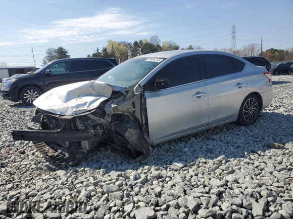 2013 Nissan Sentra SV with VIN 3N1AB7APXDL715091, listed as a Copart auction lot 50904735 with 158,910 mi miles and Salvage Title. Bid and sale history available at carsss.com. Image 1.