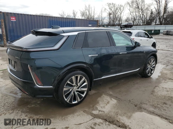 2024 Cadillac LYRIQ Luxury z VIN 1GYKPSRL5RZ113071, wystawiony jako Copart lot #47227525 z przebiegiem 5 386 mil mil oraz Szkoda całkowita • Salvage title. Historia ofert i sprzedaży dostępna na DreamBid. Obrazek 3.