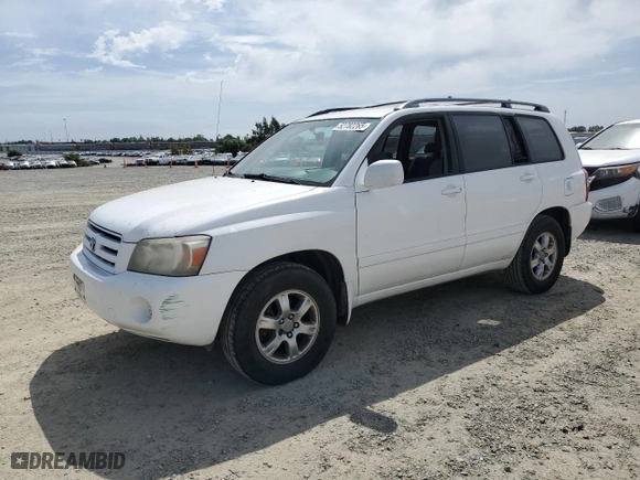 2005 Toyota Highlander with VIN JTEGP21A750070319, listed as a Copart auction lot 52782265 with 231,343 mi miles and Salvage Title. Bid and sale history available at carsss.com. Image 1.