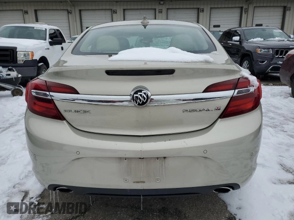 2016 Buick Regal Premium II with VIN 2G4GS5GX0G9105187, listed as a Copart auction lot 45717865 with 95,626 mi miles and Salvage Title. Bid and sale history available at carsss.com. Image 6.