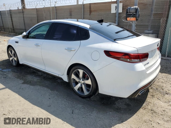 2016 Kia Optima SX Turbo с VIN 5XXGW4L2XGG020959, выставлен на аукционе Copart как лот 63123755 с пробегом 85 318 миль миль и Чистый • Clean title. История ставок и продаж доступна на DreamBid. Изображение 2.