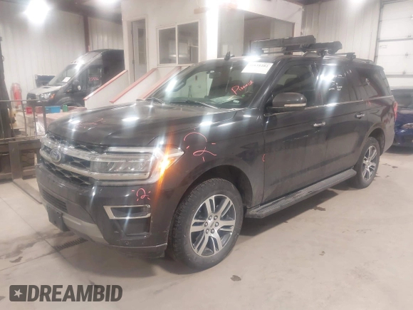 2024 Ford Expedition Max Limited z VIN 1FMJK2A87REA19915, wystawiony jako IAAI lot #41631282 z przebiegiem 37 606 mil mil oraz . Historia ofert i sprzedaży dostępna na DreamBid. Obrazek 18.