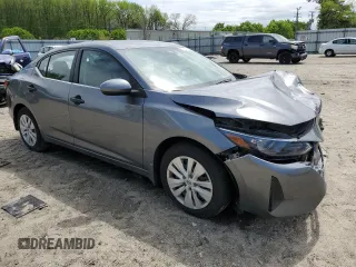 2024 Nissan Sentra S with VIN 3N1AB8BV4RY238946, listed as a Copart auction lot 51731525 with 8,675 mi miles and Salvage Title. Bid and sale history available at DreamBid. Image 4.