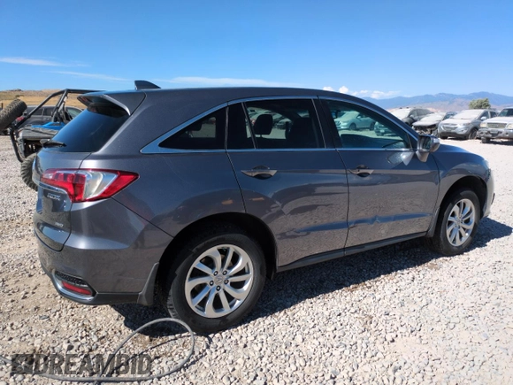 2017 Acura RDX Technology with VIN 5J8TB4H57HL011765, listed as a Copart auction lot 59239315 with 136,718 mi miles and Salvage title. Bid and sale history available at DreamBid. Image 3.