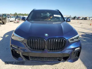 2021 BMW X5 M50i with VIN 5UXJU4C06M9F06155, listed as a Copart auction lot 86296724 with 59,608 mi miles and Salvage Title. Bid and sale history available at carsss.com. Image 5.