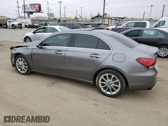 2020 Mercedes-Benz A 220 with VIN WDD3G4EB0LW038524, listed as a Copart auction lot 60935895 with 99,877 mi miles and Salvage title. Bid and sale history available at DreamBid. Image 2.