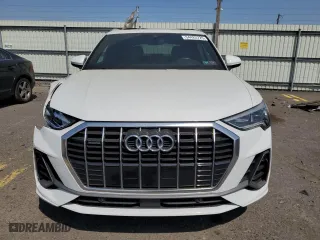 2020 Audi Q3 S line Premium Plus with VIN WA1EECF36L1030607, listed as a Copart auction lot 54425725 with 45,796 mi miles and Salvage Title. Bid and sale history available at carsss.com. Image 5.