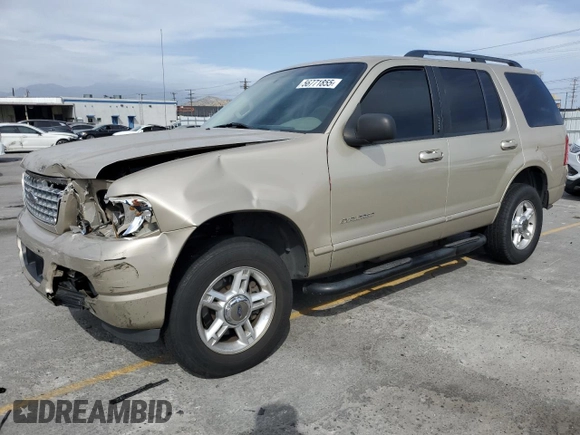 2004 Ford Explorer XLT with VIN 1FMZU63K44ZA03864, listed as a Copart auction lot 56771855 with 212,900 mi miles and Salvage title. Bid and sale history available at DreamBid. Image 1.