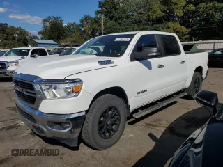 2019 Ram 1500 Big Horn with VIN 1C6SRFFT1KN856276, listed as a Copart auction lot 77247224 with 62,049 mi miles and Salvage title. Bid and sale history available at DreamBid. Image 1.
