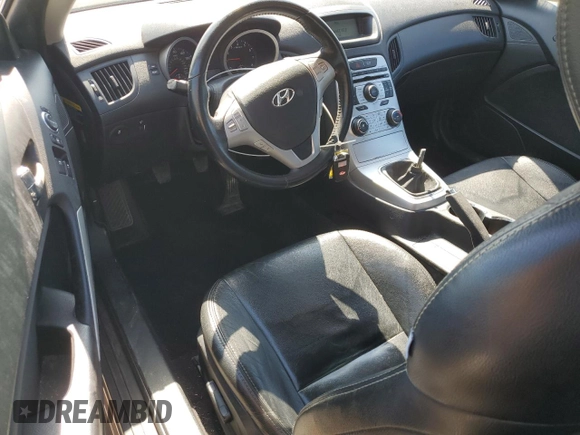 2010 Hyundai Genesis Coupe Premium with VIN KMHHT6KD9AU004230, listed as a Copart auction lot 56286055 with 199,511 mi miles and Salvage title. Bid and sale history available at DreamBid. Image 8.