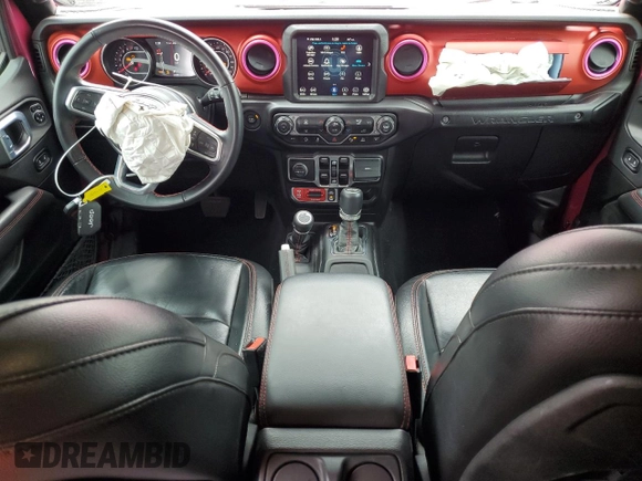2021 Jeep Wrangler Unlimited Rubicon с VIN 1C4JJXFG2MW854005, выставлен на аукционе Copart как лот 52245075 с пробегом 41 093 миль миль и Списание • Salvage title. История ставок и продаж доступна на DreamBid. Изображение 8.