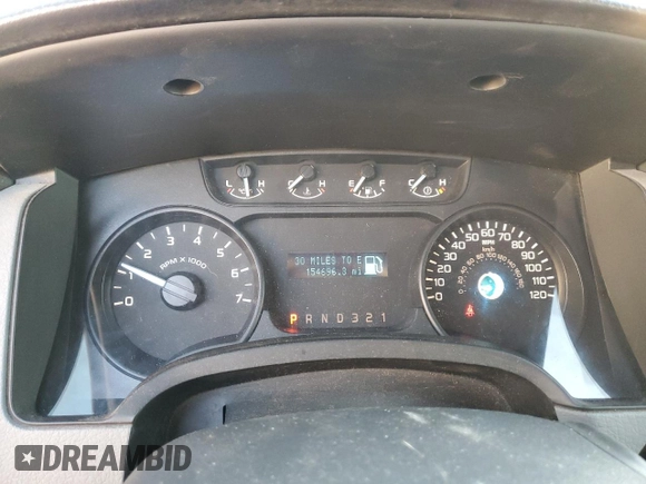 2011 Ford F-150 XL with VIN 1FTEX1EM2BFD04014, listed as a Copart auction lot 42110215 with 154,696 mi miles and Clean Title. Bid and sale history available at carsss.com. Image 9.