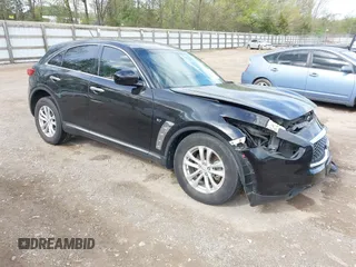 2017 Infiniti QX70 with VIN JN8CS1MW4HM414936, listed as a IAAI auction lot 42035425 with 127,220 mi miles and . Bid and sale history available at DreamBid. Image 1.