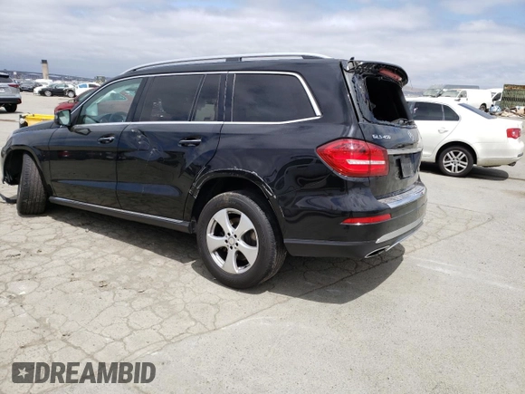 2017 Mercedes-Benz GLS with VIN 4JGDF6EE1HA859753, listed as a Copart auction lot 55002523 with 99,427 mi miles. Bid and sale history available at carsss.com. Image 2.