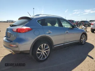 2017 Infiniti QX50 with VIN JN1BJ0RP5HM388615, listed as a Copart auction lot 67969164 with 49,611 mi miles and Salvage Title. Bid and sale history available at carsss.com. Image 3.