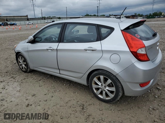 2012 Hyundai Accent SE with VIN KMHCU5AE7CU054509, listed as a Copart auction lot 57726645 with 93,631 mi miles and Salvage title. Bid and sale history available at DreamBid. Image 2.