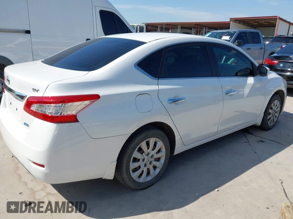 2014 Nissan Sentra SV with VIN 3N1AB7AP4EL650501, listed as a IAAI auction lot 42338291 with 162,100 mi miles and . Bid and sale history available at DreamBid. Image 4.
