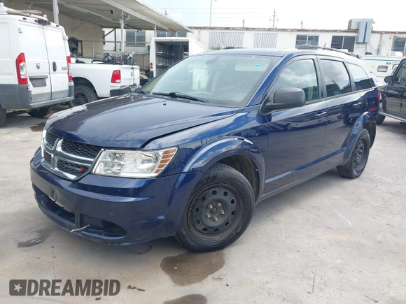 2018 Dodge Journey SE with VIN 3C4PDCAB8JT527048, listed as a IAAI auction lot 42202596 with 187,606 mi miles. Bid and sale history available at carsss.com. Image 2.