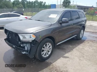 2019 Dodge Durango SXT Plus with VIN 1C4RDHAG9KC701000, listed as a IAAI auction lot 42116560 with 45,345 mi miles and . Bid and sale history available at DreamBid. Image 2.