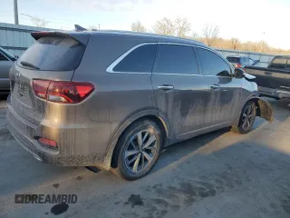 2019 Kia Sorento EX with VIN 5XYPH4A57KG554822, listed as a Copart auction lot 88598805 with 82,380 mi miles and Salvage Title. Bid and sale history available at DreamBid. Image 3.