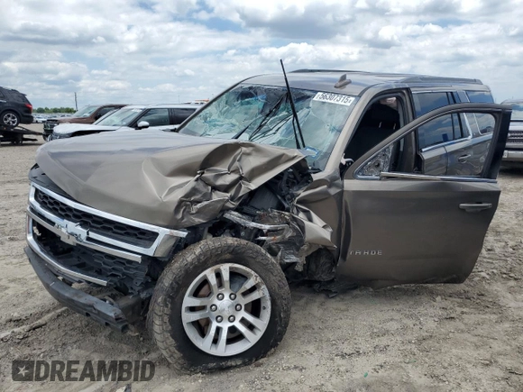2016 Chevrolet Tahoe LS z VIN 1GNSCAECXGR340617, wystawiony jako Copart lot #56307315 z przebiegiem Nie podano mil oraz Czysty tytuł • Clean title. Historia ofert i sprzedaży dostępna na DreamBid. Obrazek 1.