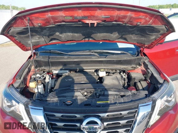 2017 Nissan Pathfinder Platinum with VIN 5N1DR2MM8HC604899, listed as a IAAI auction lot 42201810 with 48,215 mi miles and . Bid and sale history available at DreamBid. Image 10.