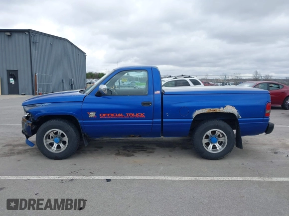 1996 Dodge 1500 with VIN 1B7HC16Z9TS715521, listed as a IAAI auction lot 41842722 with Not Provided miles. Bid and sale history available at carsss.com. Image 14.