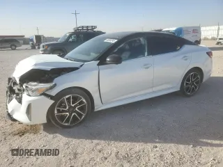 2024 Nissan Sentra SR z VIN 3N1AB8DV6RY321386, wystawiony jako Copart lot #49306245 z przebiegiem 10 747 mil mil oraz Szkoda całkowita • Salvage title. Historia ofert i sprzedaży dostępna na DreamBid. Obrazek 1.