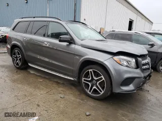 2018 Mercedes-Benz GLS with VIN 4JGDF7DE5JB031034, listed as a Copart auction lot 47099045 with 108,826 mi miles and Salvage Title. Bid and sale history available at carsss.com. Image 4.
